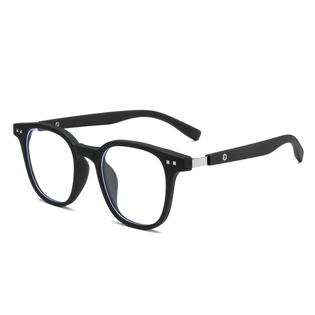 Vicky Unisex Full Rim Square Tr 90 Alloy Reading Glasses 622503 - HM503-C2