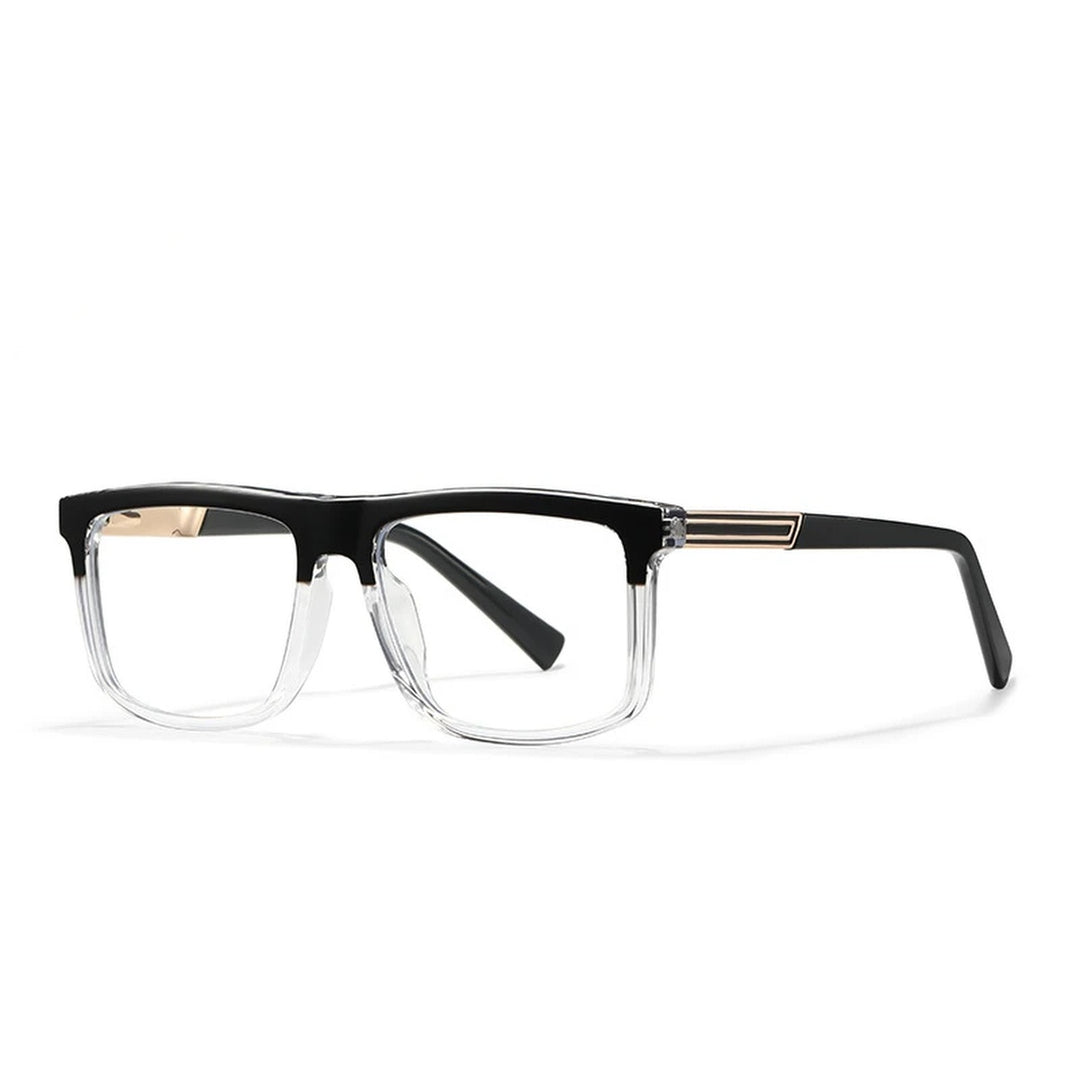 Vicky Unisex Full Rim Square Tr 90 Alloy Reading Glasses 660028 - 60028-C4