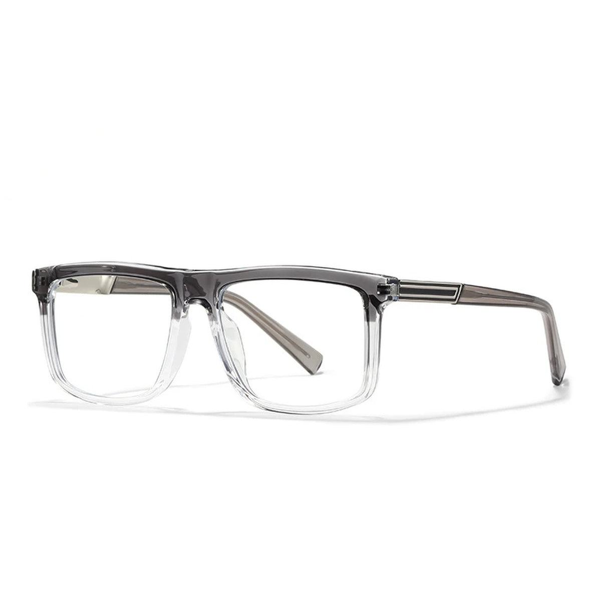 Vicky Unisex Full Rim Square Tr 90 Alloy Reading Glasses 660028 - 60028-C5