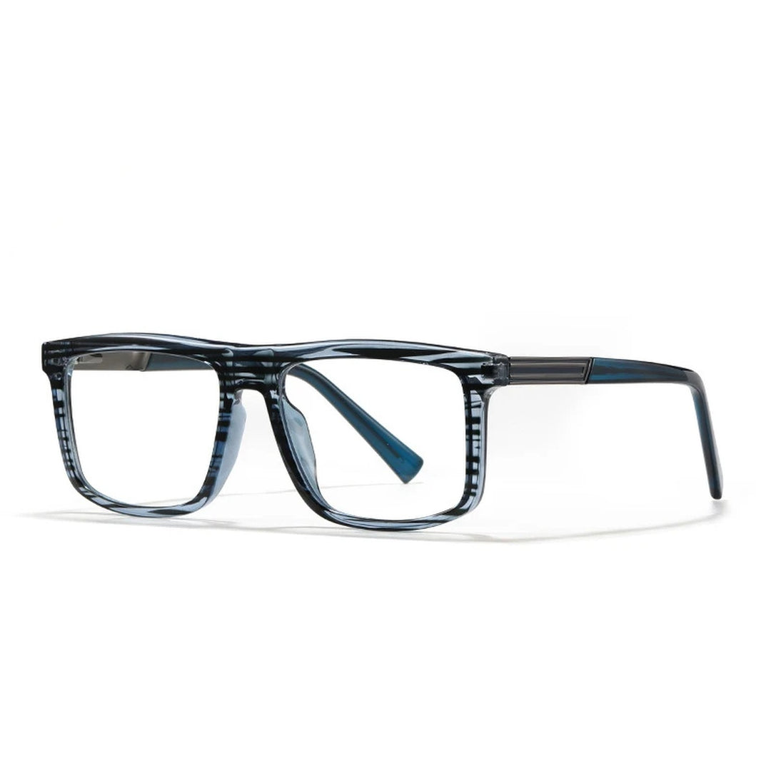 Vicky Unisex Full Rim Square Tr 90 Alloy Reading Glasses 660028 - 60028-C6