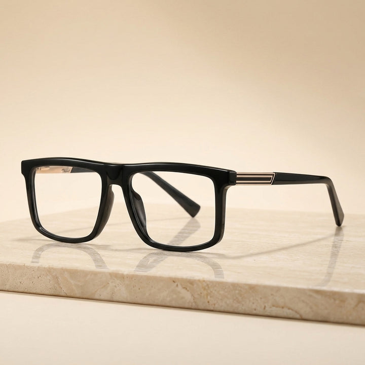 Vicky Unisex Full Rim Square Tr 90 Alloy Reading Glasses 660028