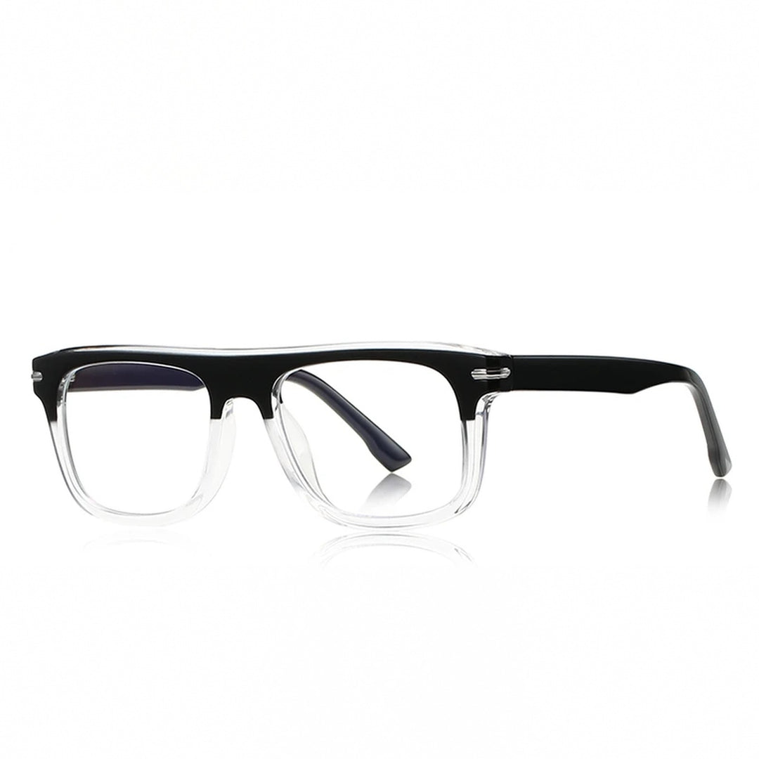 Vicky Unisex Full Rim Square Tr 90 Alloy Reading Glasses 72199 - PFD2199-C4