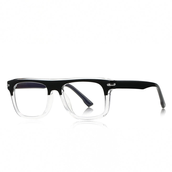 Vicky Unisex Full Rim Square Tr 90 Alloy Reading Glasses 72199 - PFD2199-C4