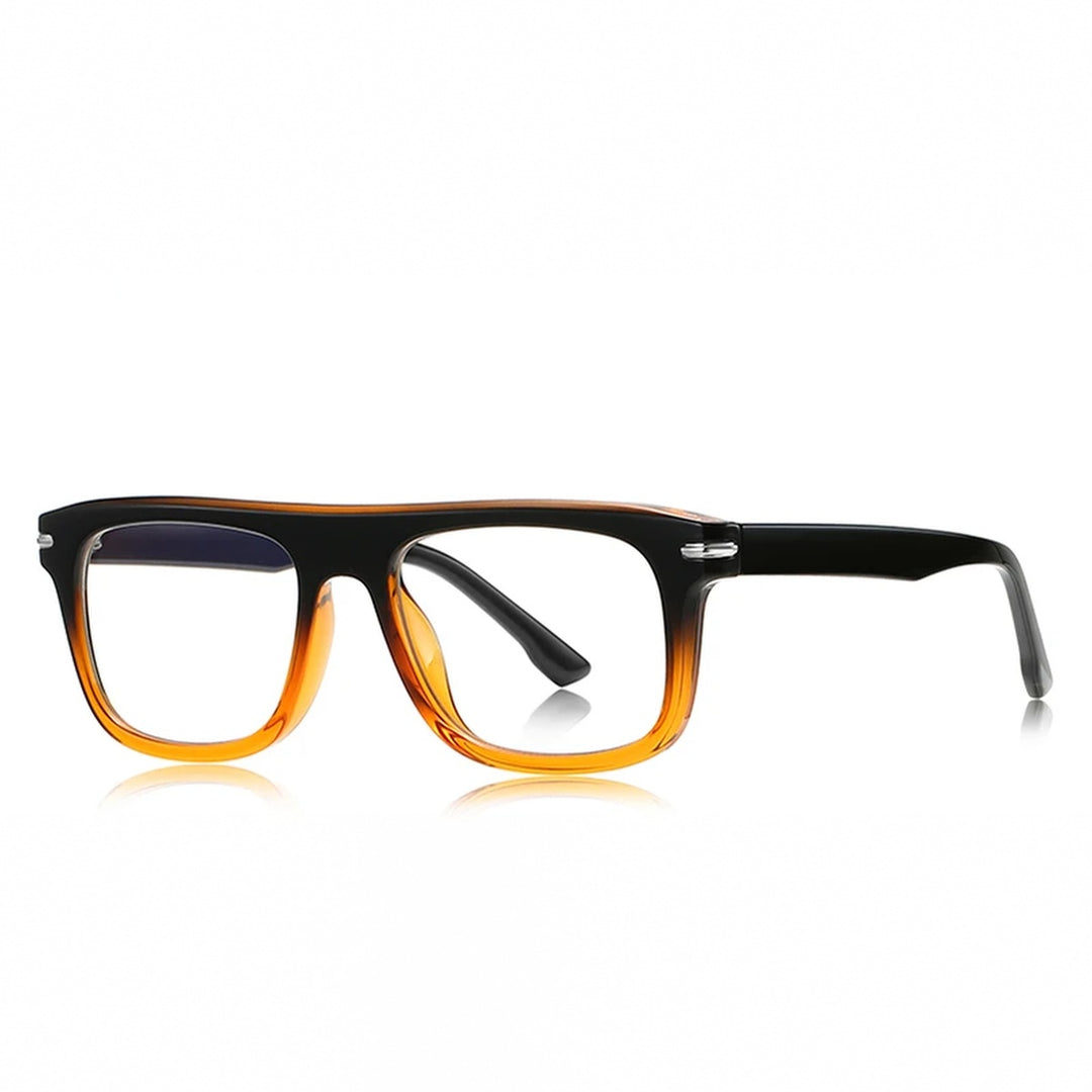 Vicky Unisex Full Rim Square Tr 90 Alloy Reading Glasses 72199 - PFD2199-C5