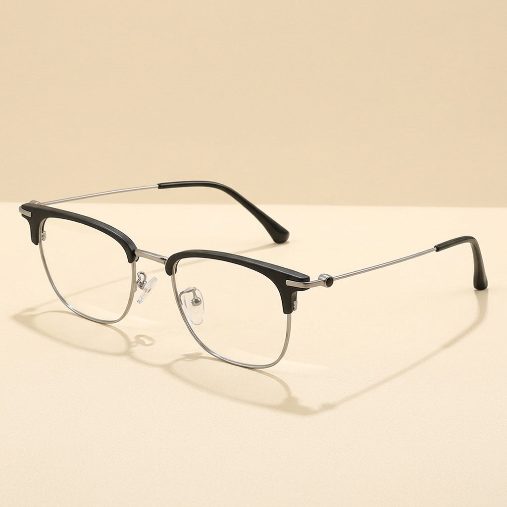 Vicky Unisex Full Rim Square Tr 90 Alloy Reading Glasses 80601