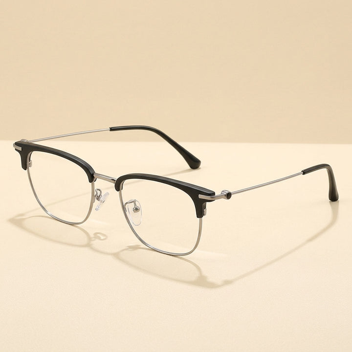 Vicky Unisex Full Rim Square Tr 90 Alloy Reading Glasses 80601