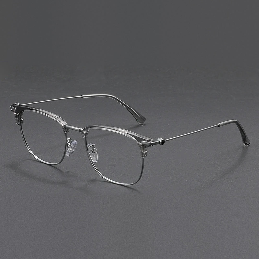 Vicky Unisex Full Rim Square Tr 90 Alloy Reading Glasses 80601 - D8060-C2