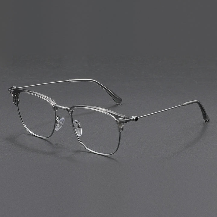 Vicky Unisex Full Rim Square Tr 90 Alloy Reading Glasses 80601 - D8060-C2