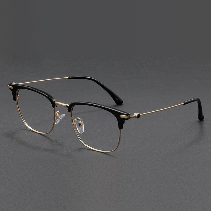 Vicky Unisex Full Rim Square Tr 90 Alloy Reading Glasses 80601 - D8060-C3
