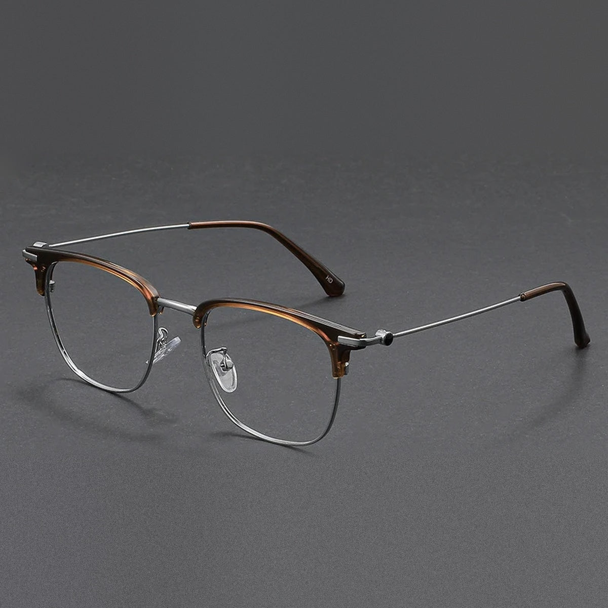 Vicky Unisex Full Rim Square Tr 90 Alloy Reading Glasses 80601 - D8060-C5