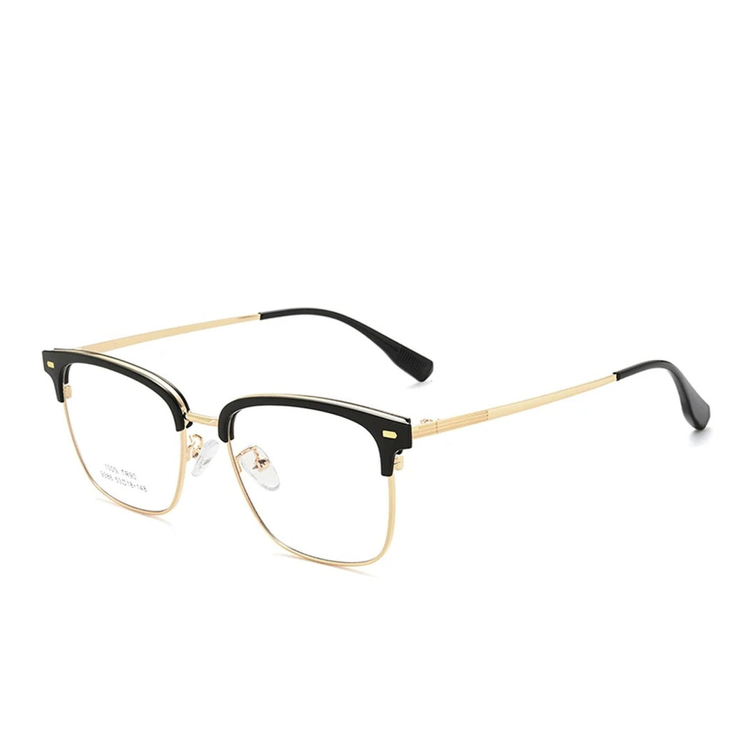 Vicky Unisex Full Rim Square Tr 90 Alloy Reading Glasses 93861 - 9386-C1