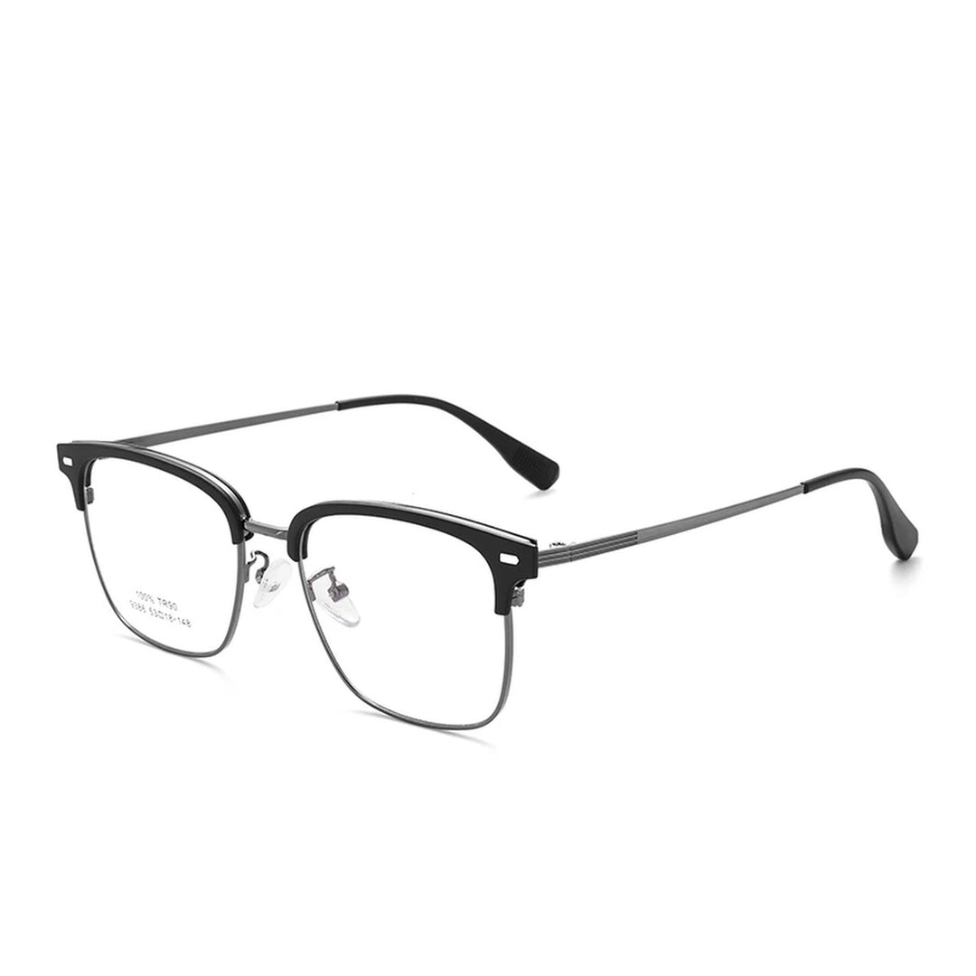 Vicky Unisex Full Rim Square Tr 90 Alloy Reading Glasses 93861 - 9386-C2