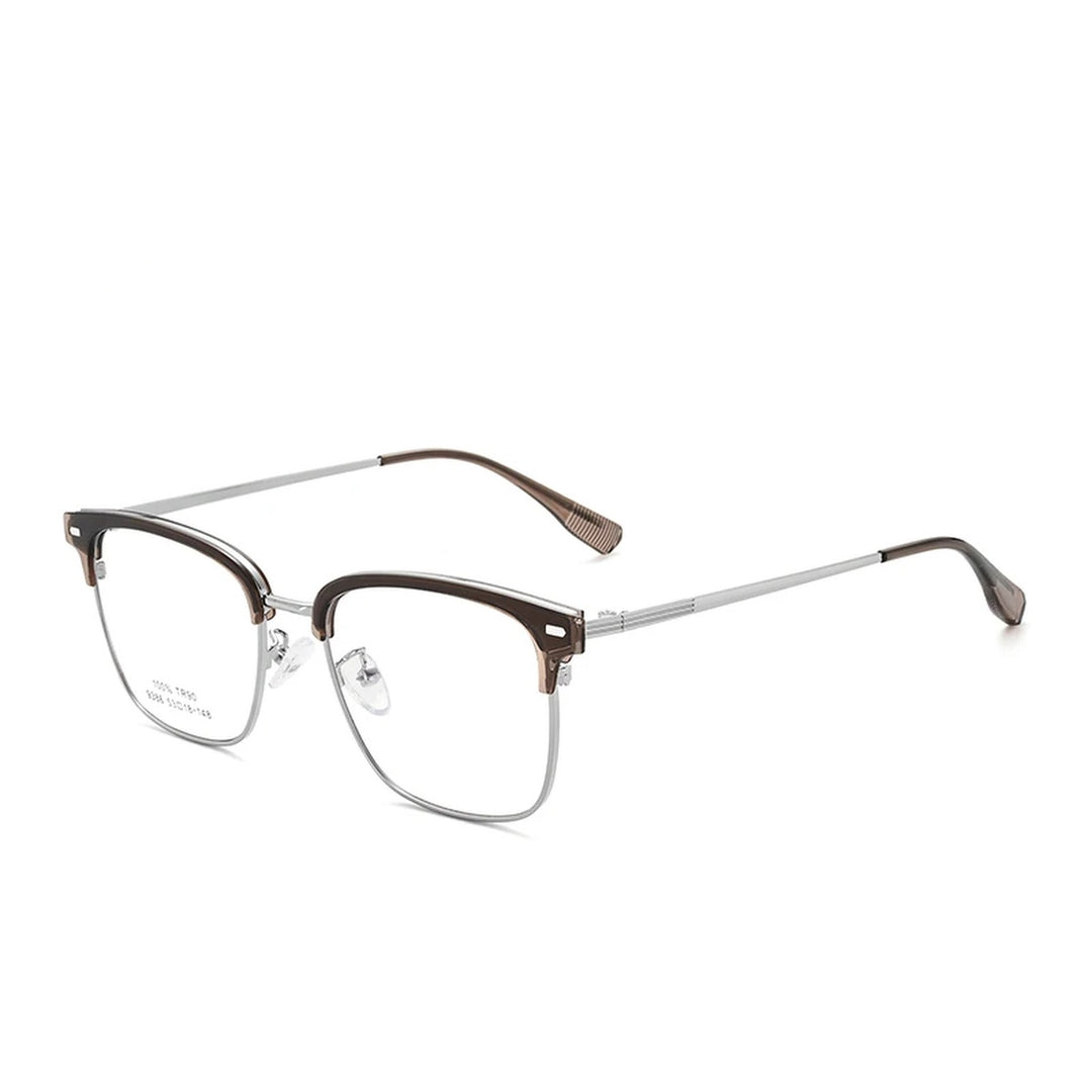 Vicky Unisex Full Rim Square Tr 90 Alloy Reading Glasses 93861 - 9386-C9