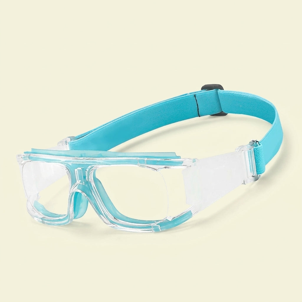 Vicky Unisex Full Rim Square TR90 Silicon Sport Eyeglasses 1577
