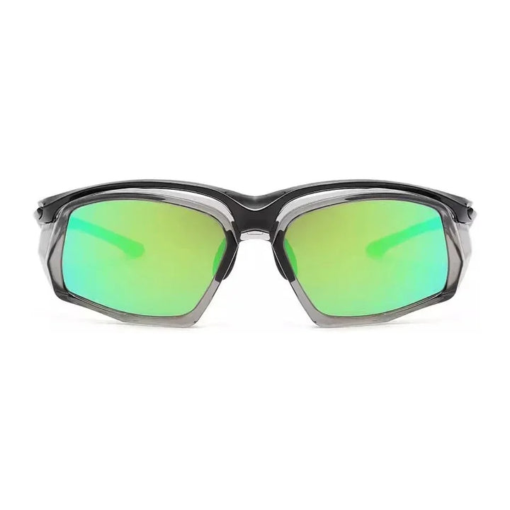 Vicky Unisex Full Rim Square TR90 Silicone Sport Sunglasses - WL1991-C2
