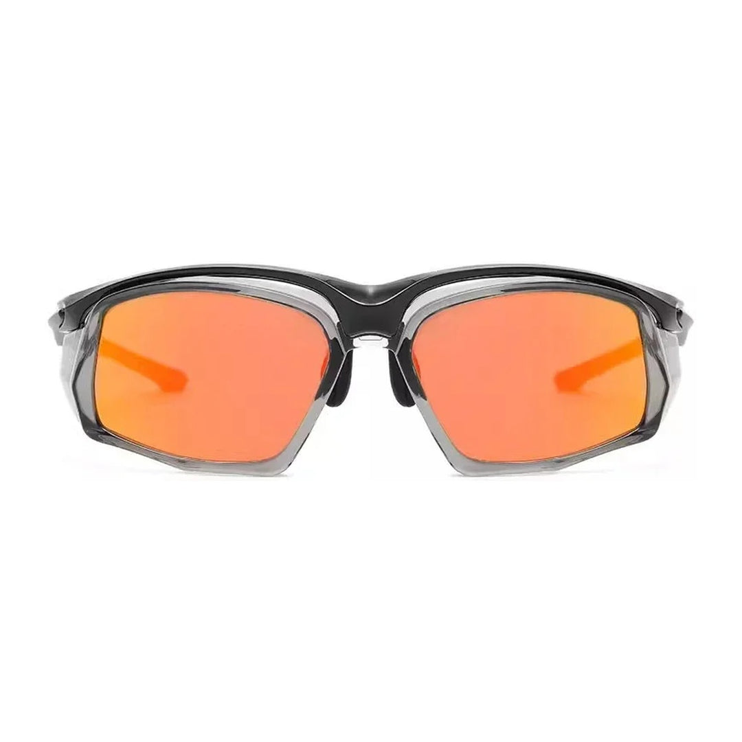Vicky Unisex Full Rim Square TR90 Silicone Sport Sunglasses - WL1991-C3