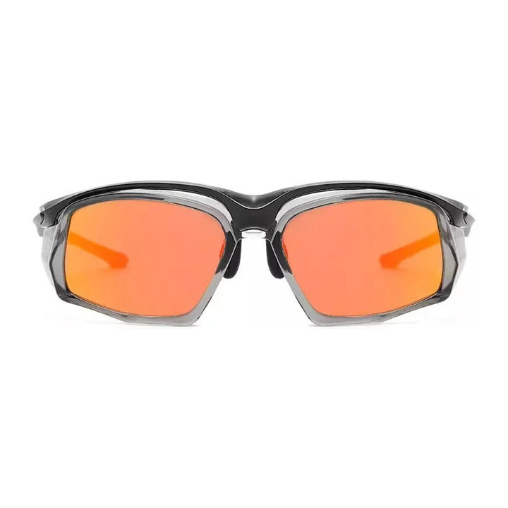 Vicky Unisex Full Rim Square TR90 Silicone Sport Sunglasses - WL1991-C3