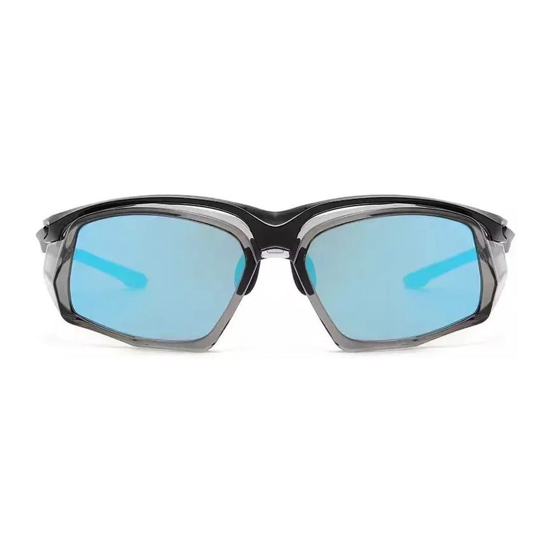 Vicky Unisex Full Rim Square TR90 Silicone Sport Sunglasses - WL1991-C4