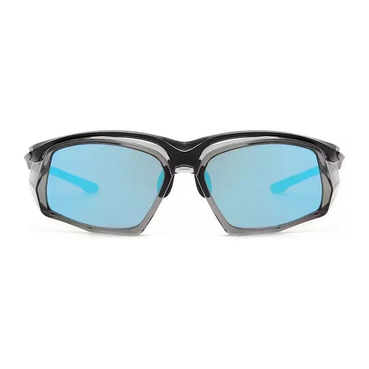 Vicky Unisex Full Rim Square TR90 Silicone Sport Sunglasses - WL1991-C4