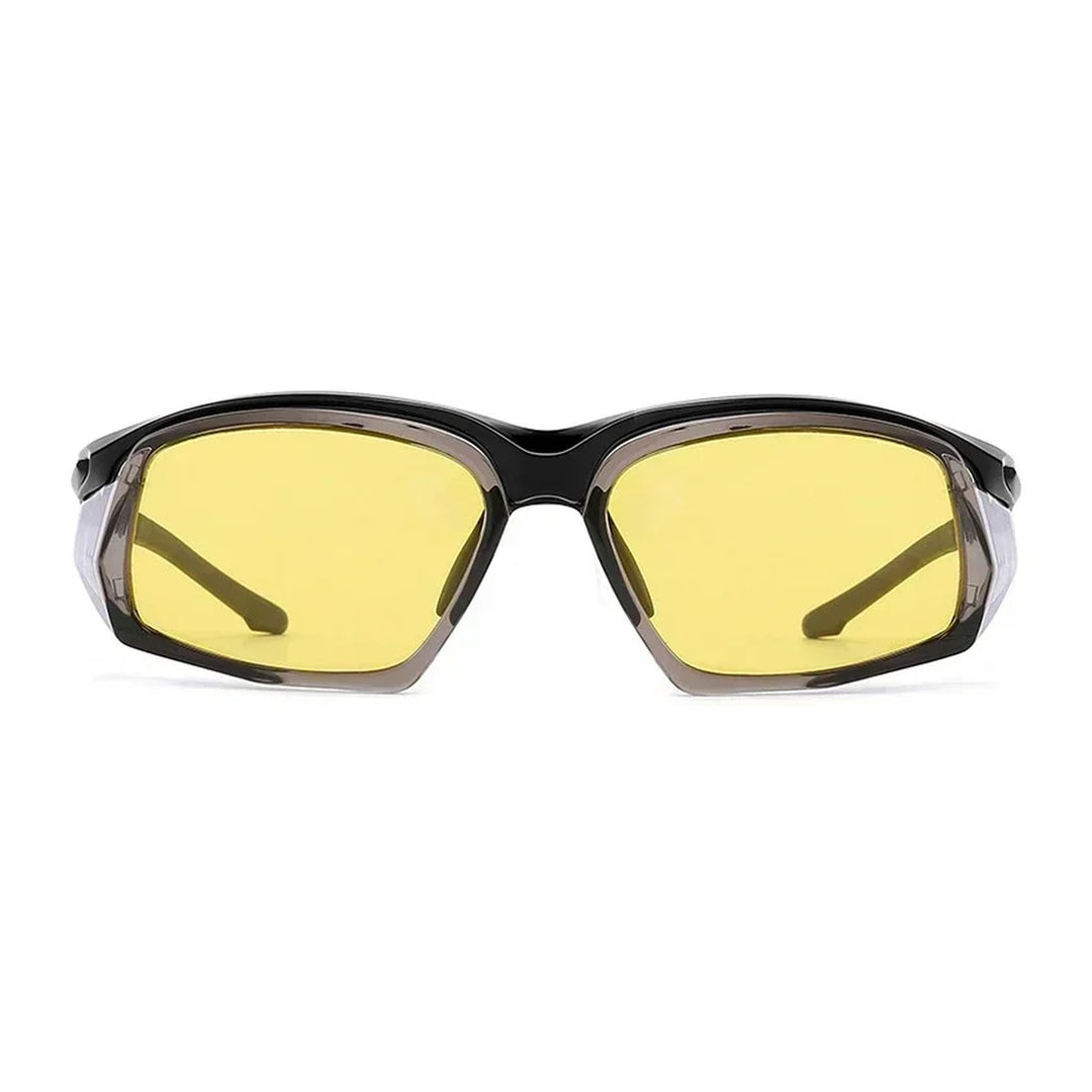 Vicky Unisex Full Rim Square TR90 Silicone Sport Sunglasses - WL1991-C5