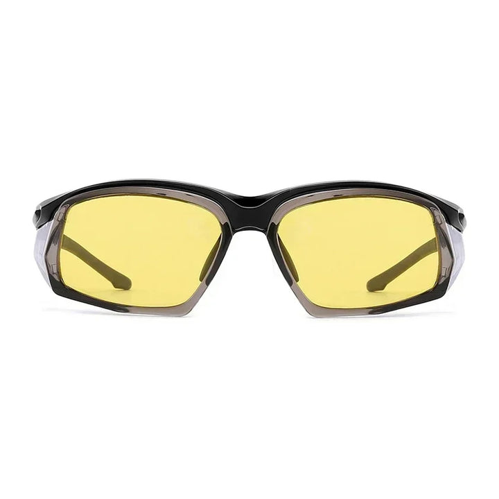 Vicky Unisex Full Rim Square TR90 Silicone Sport Sunglasses - WL1991-C5