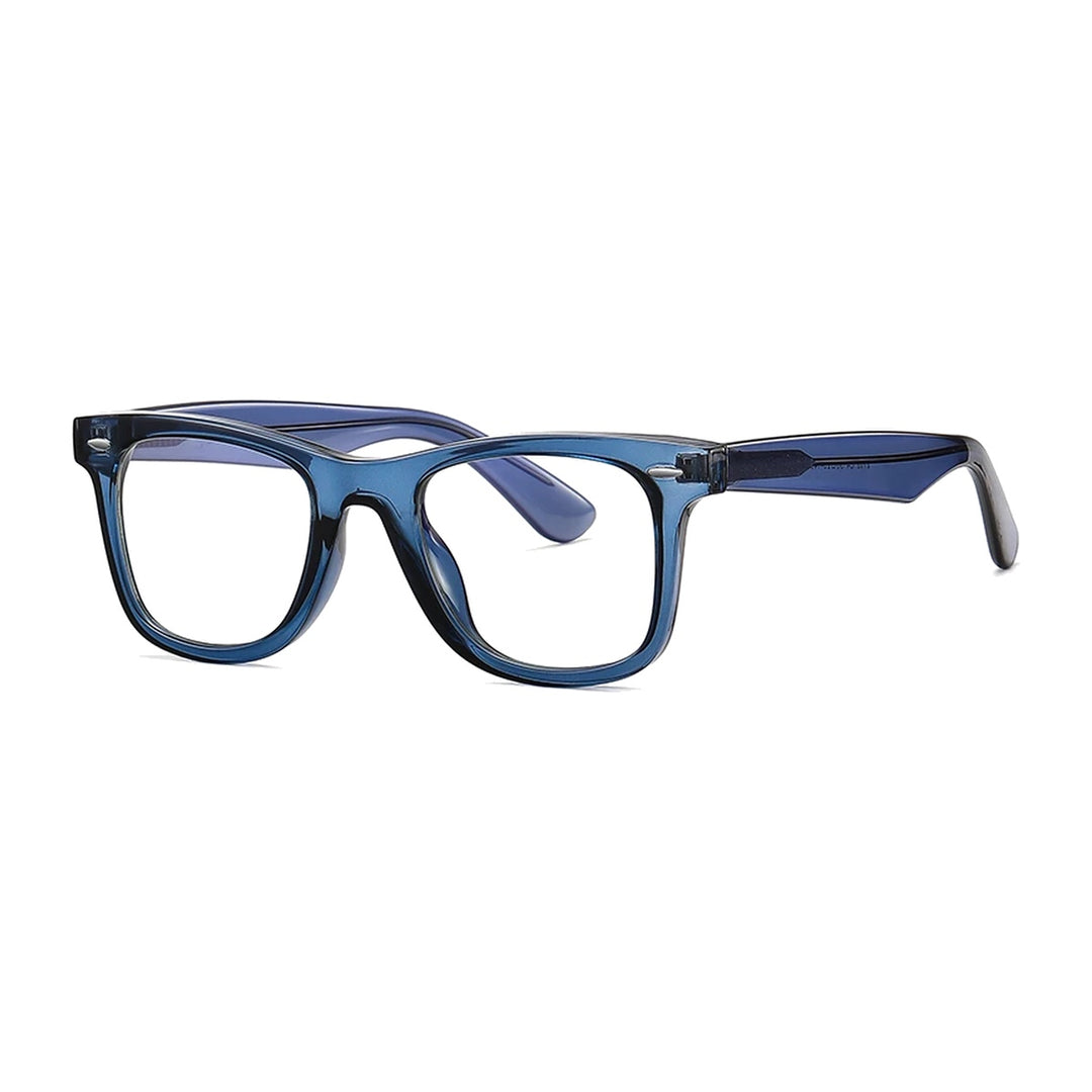 Vicky Unisex Full Rim Square Tr 90 Titanium Reading Glasses 21029 - PFD2102-C4