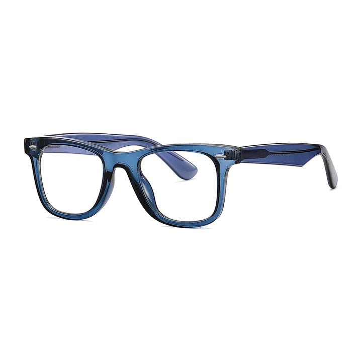 Vicky Unisex Full Rim Square Tr 90 Titanium Reading Glasses 21029 - PFD2102-C4