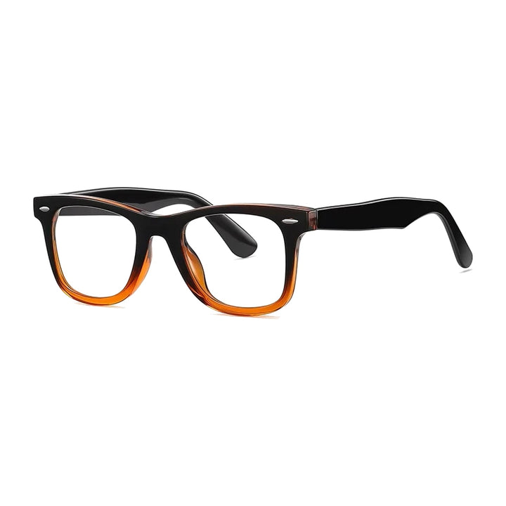 Vicky Unisex Full Rim Square Tr 90 Titanium Reading Glasses 21029 - PFD2102-C5