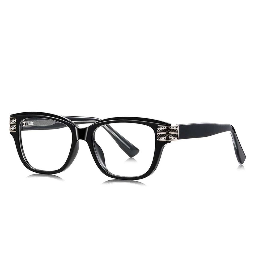 Vicky Unisex full Rim Square Tr 90 Titanium Reading Glasses 313108 - LS108-C1