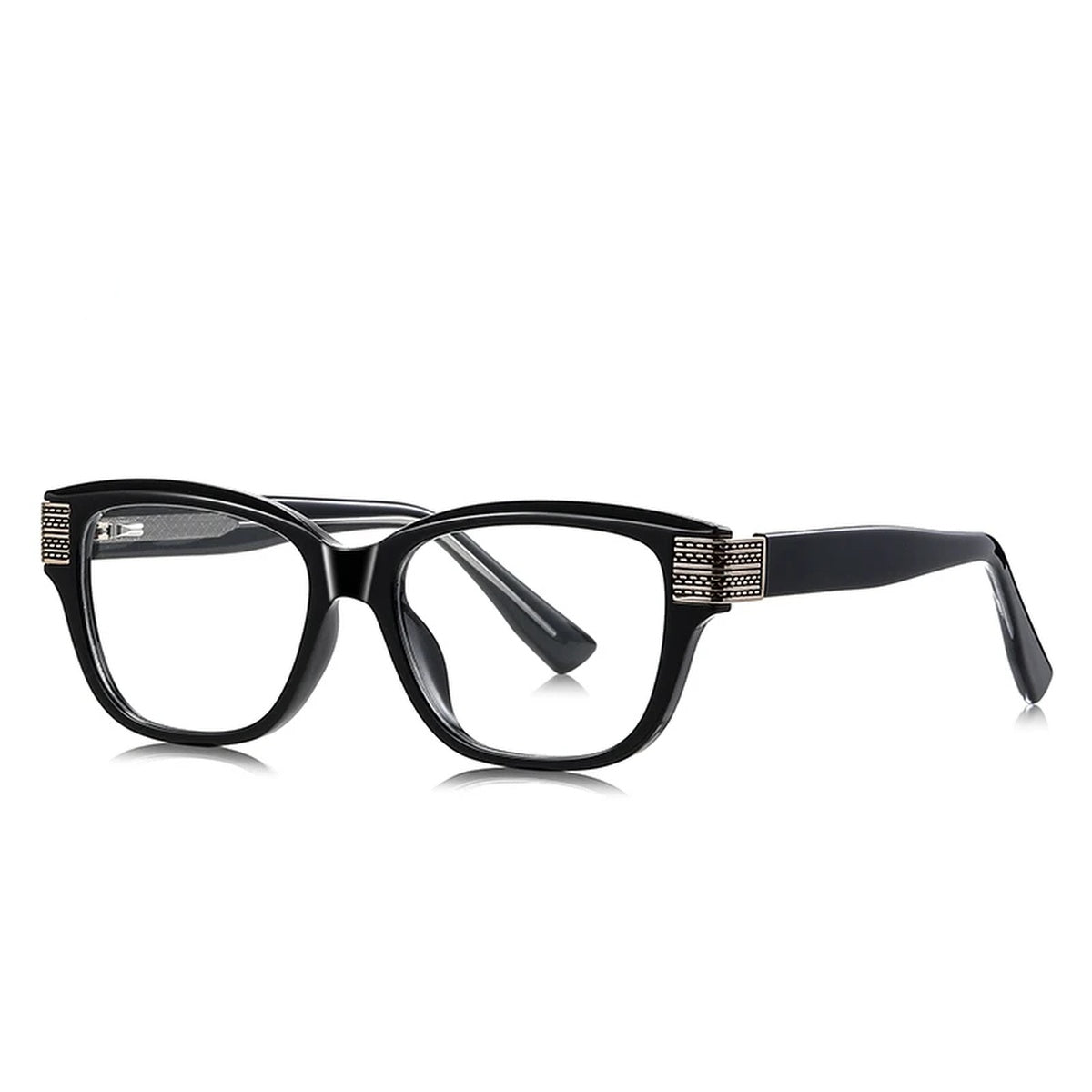 Vicky Unisex full Rim Square Tr 90 Titanium Reading Glasses 313108 - LS108-C1