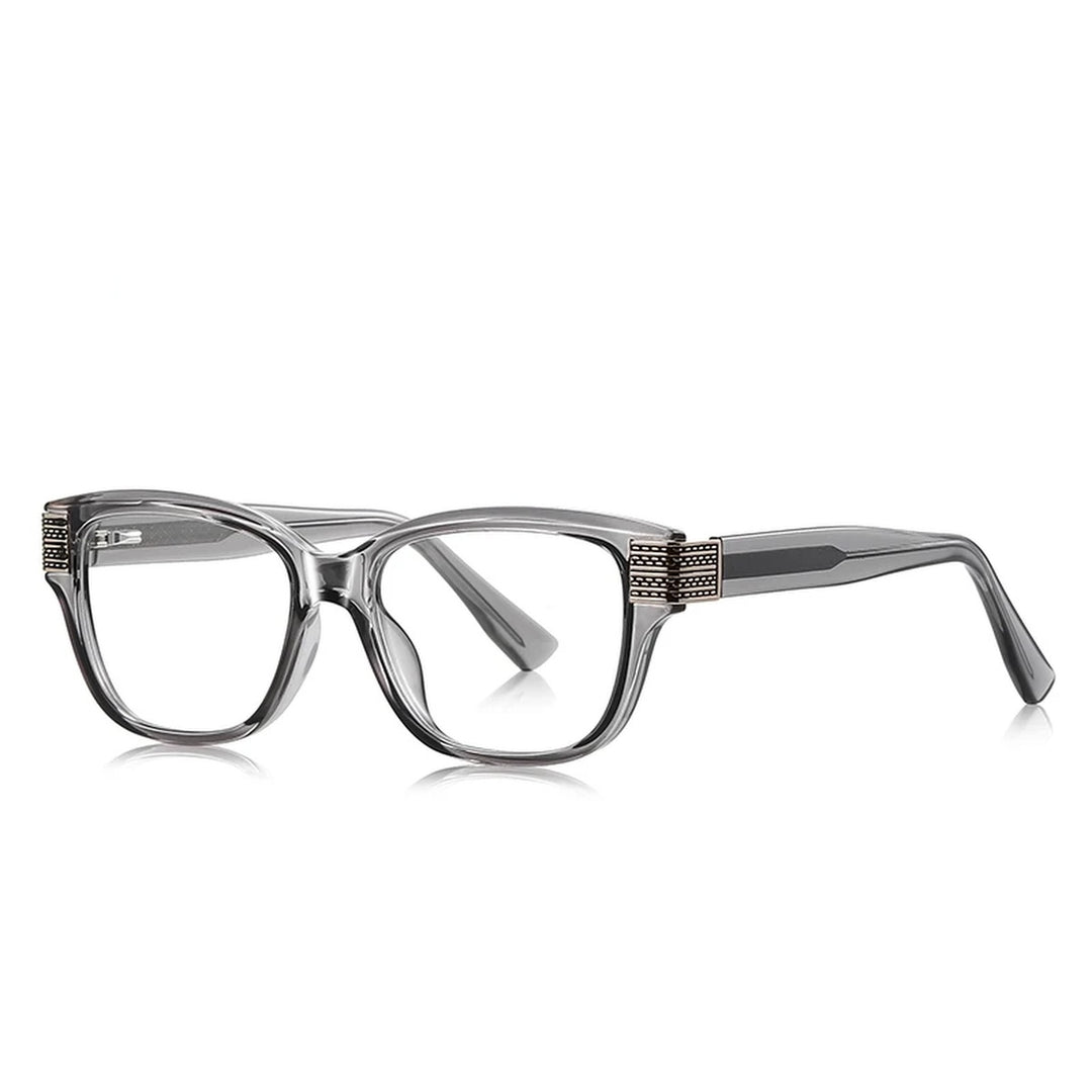Vicky Unisex full Rim Square Tr 90 Titanium Reading Glasses 313108 - LS108-C5