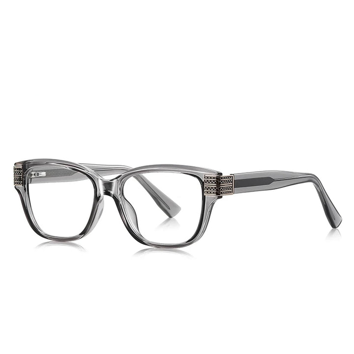 Vicky Unisex full Rim Square Tr 90 Titanium Reading Glasses 313108 - LS108-C5