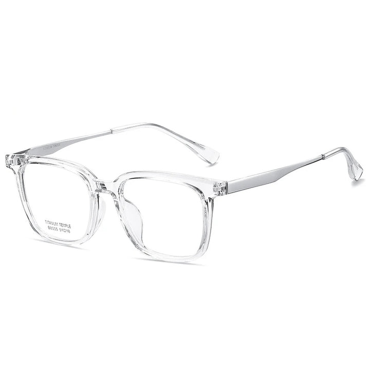 Vicky Unisex Full Rim Square Tr 90 Titanium Reading Glasses 638005 - 8005-C2