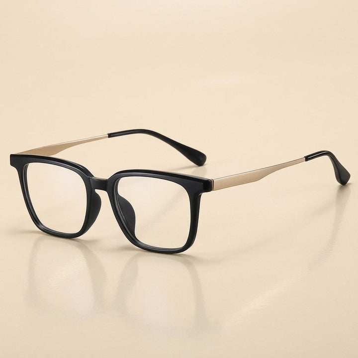 Vicky Unisex Full Rim Square Tr 90 Titanium Reading Glasses 638005