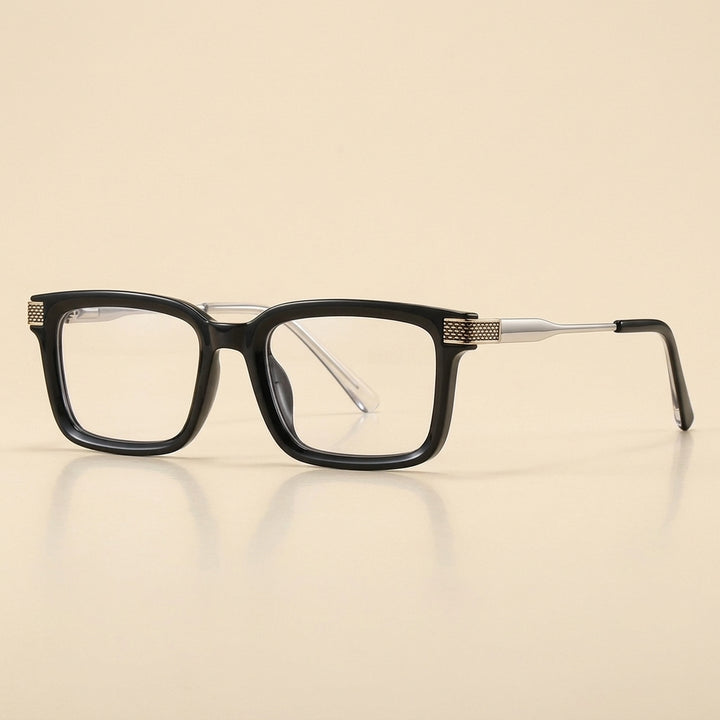 Vicky Unisex Full Rim Square Tr 90 Titanium Reading Glasses 67106