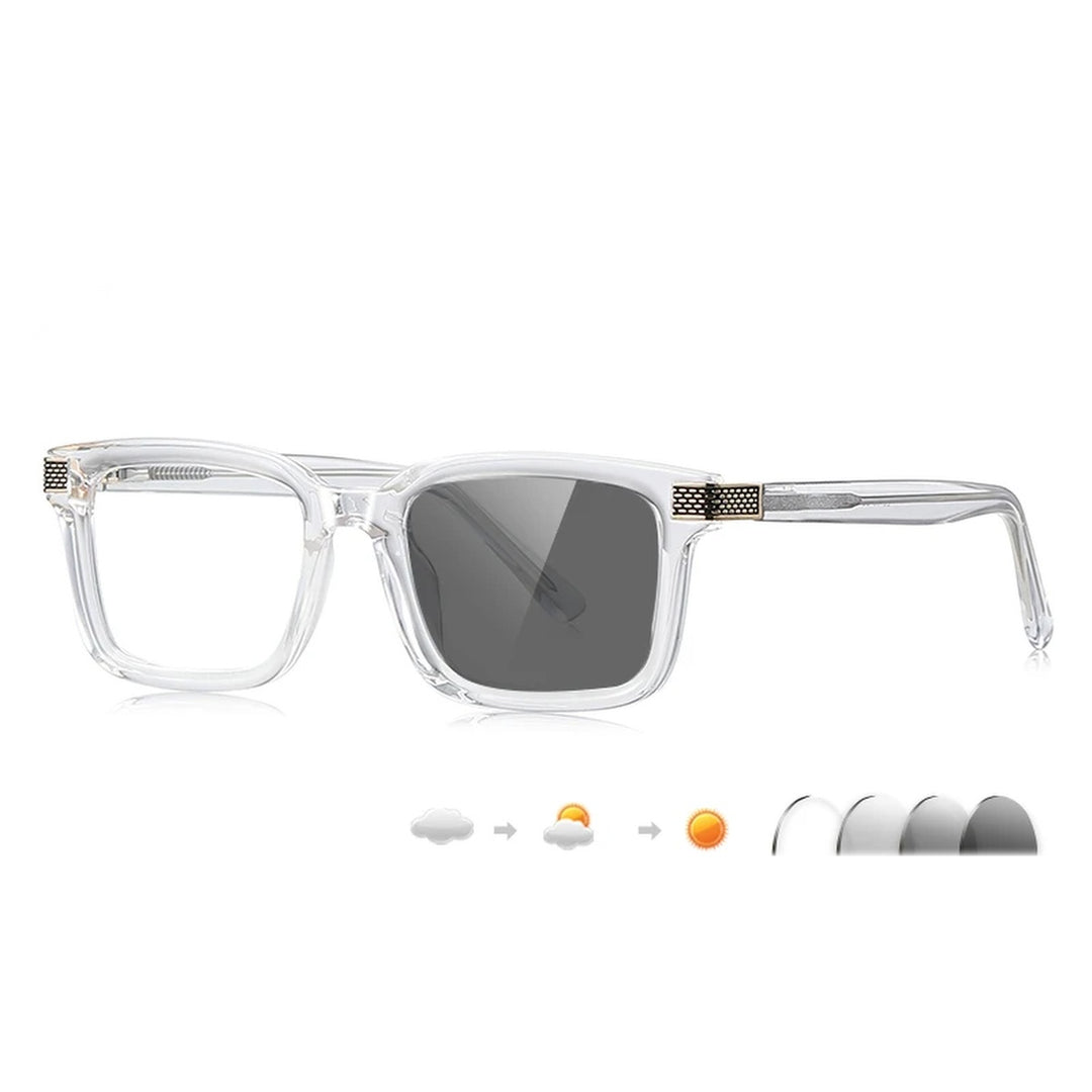 Vicky Unisex Full Rim Square Tr 90 Titanium Reading Glasses 67106 - LS106-C2