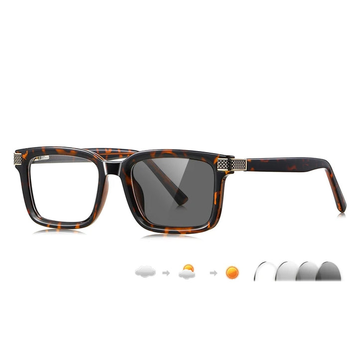 Vicky Unisex Full Rim Square Tr 90 Titanium Reading Glasses 67106 - LS106-C3