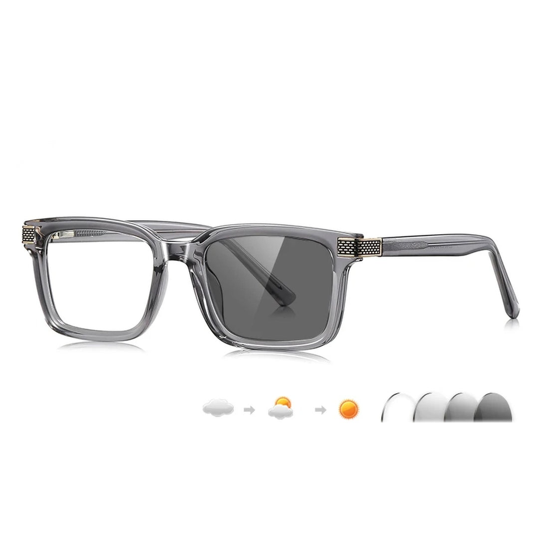 Vicky Unisex Full Rim Square Tr 90 Titanium Reading Glasses 67106 - LS106-C4