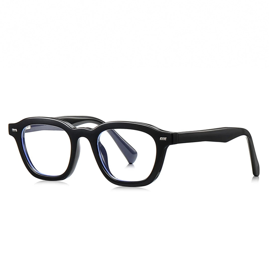 Vicky Unisex Full Rim Square Tr 90 Titanium Reading Glasses 97015 - LS015-C1