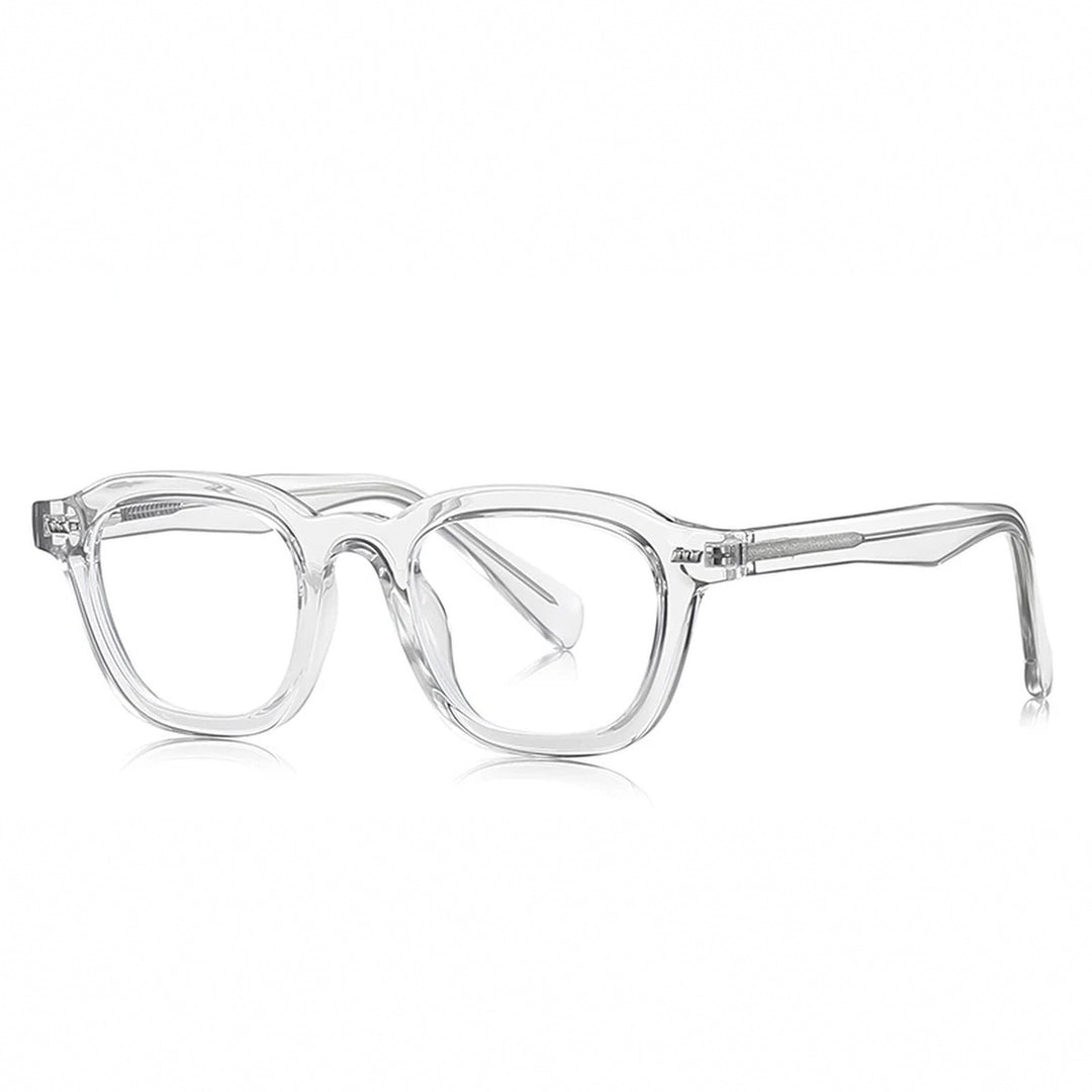 Vicky Unisex Full Rim Square Tr 90 Titanium Reading Glasses 97015 - LS015-C2