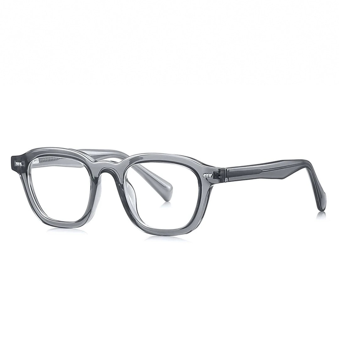 Vicky Unisex Full Rim Square Tr 90 Titanium Reading Glasses 97015 - LS015-C4