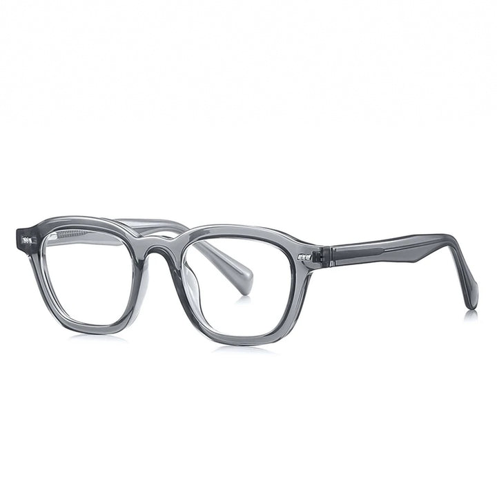Vicky Unisex Full Rim Square Tr 90 Titanium Reading Glasses 97015 - LS015-C4