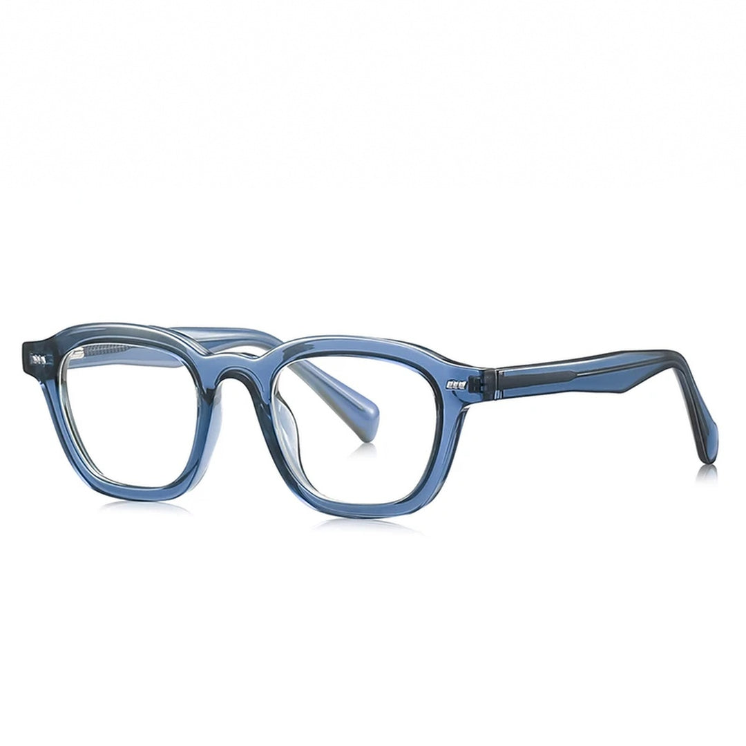 Vicky Unisex Full Rim Square Tr 90 Titanium Reading Glasses 97015 - LS015-C5