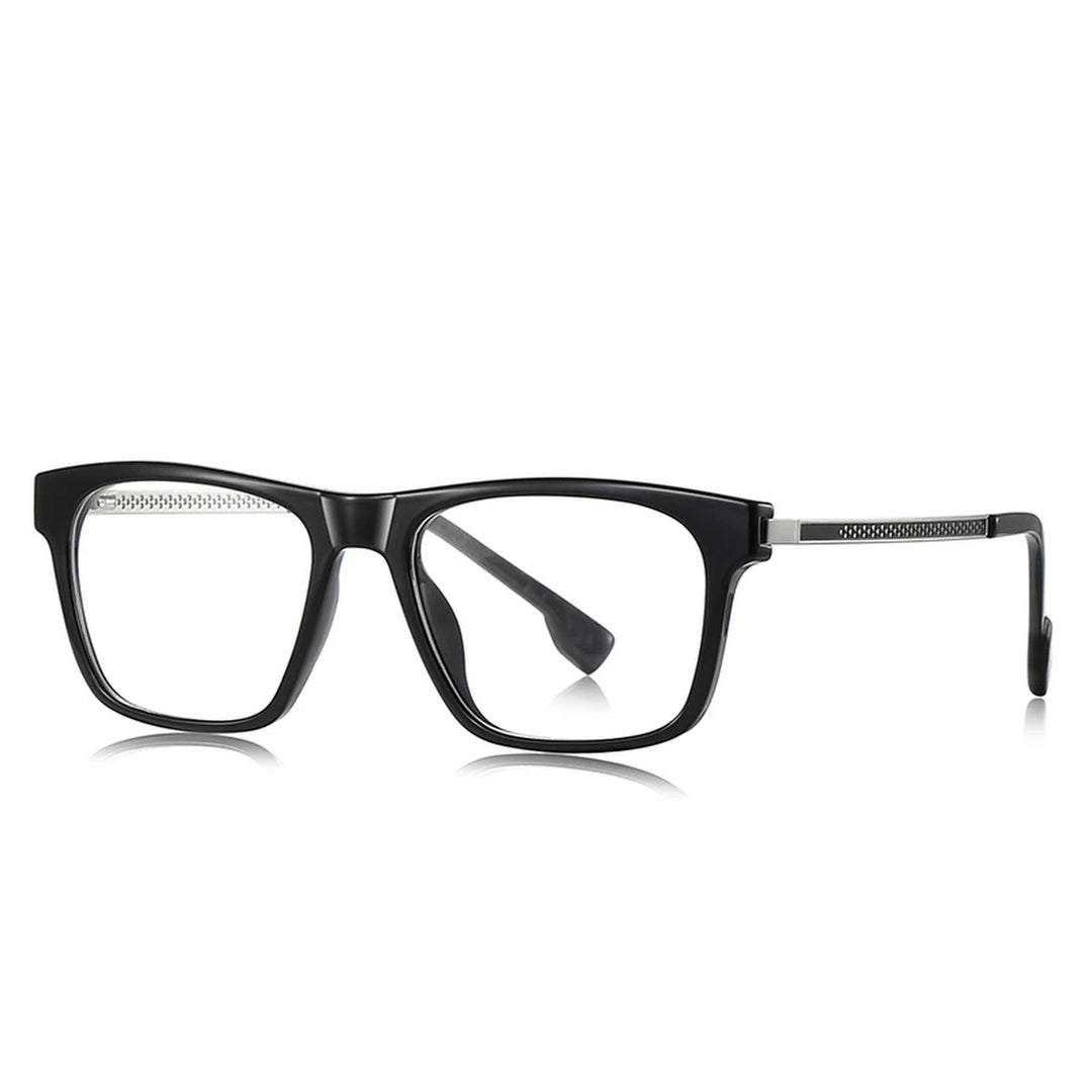 Vicky Unisex Full Rim Square Tr 90 Titanium Reading Glasses 97203 - LS203-C1