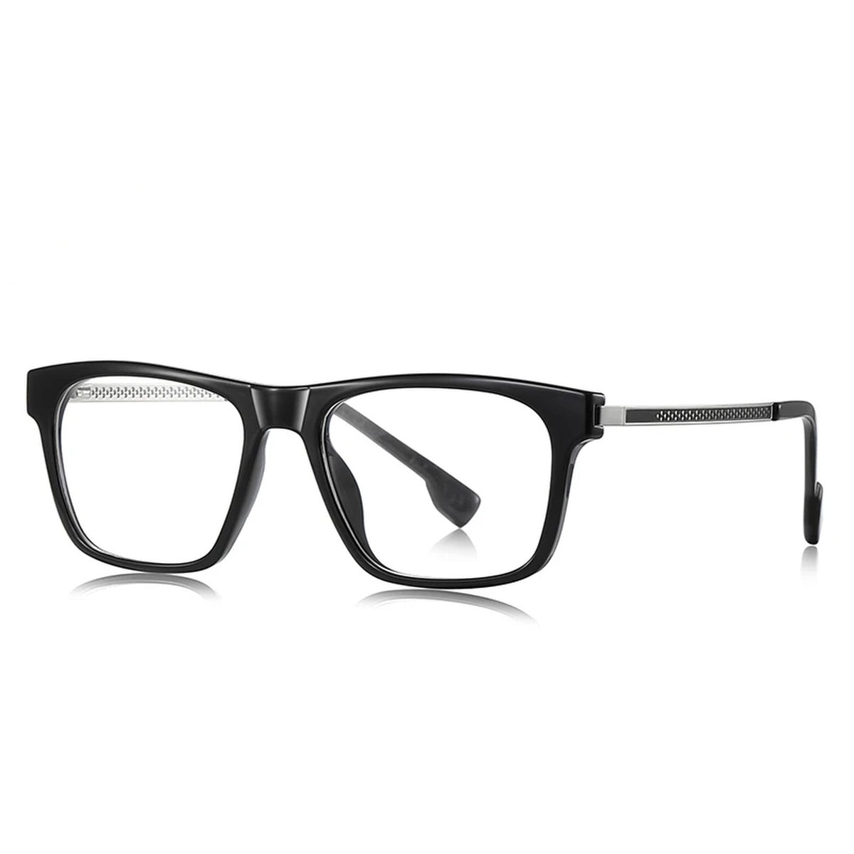 Vicky Unisex Full Rim Square Tr 90 Titanium Reading Glasses 97203 - LS203-C1