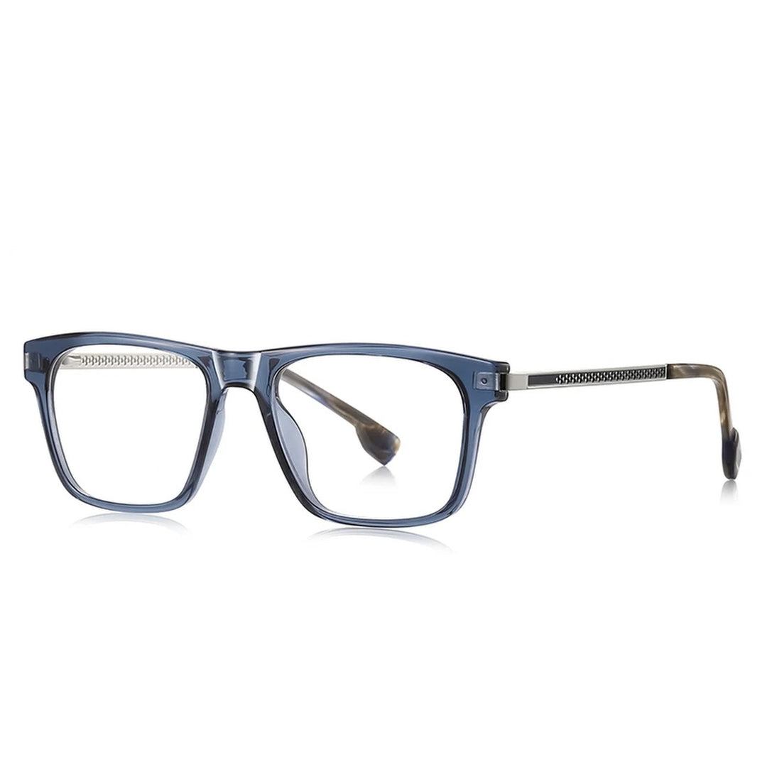Vicky Unisex Full Rim Square Tr 90 Titanium Reading Glasses 97203 - LS203-C2