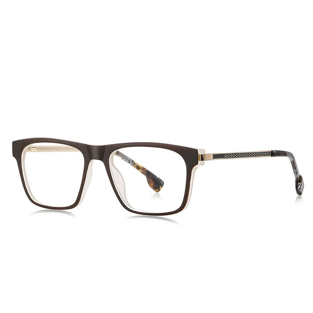 Vicky Unisex Full Rim Square Tr 90 Titanium Reading Glasses 97203 - LS203-C3