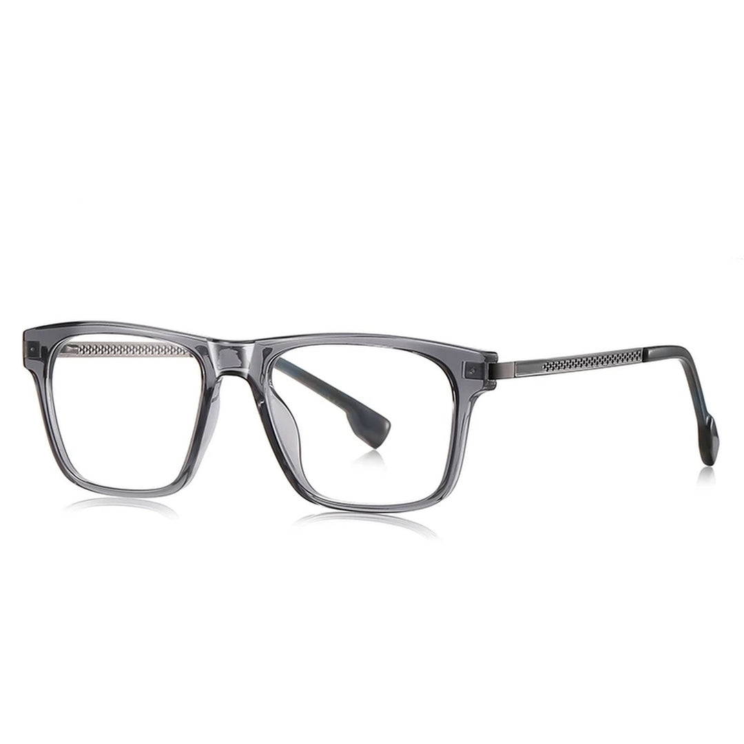 Vicky Unisex Full Rim Square Tr 90 Titanium Reading Glasses 97203 - LS203-C4