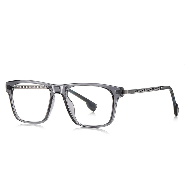 Vicky Unisex Full Rim Square Tr 90 Titanium Reading Glasses 97203 - LS203-C4