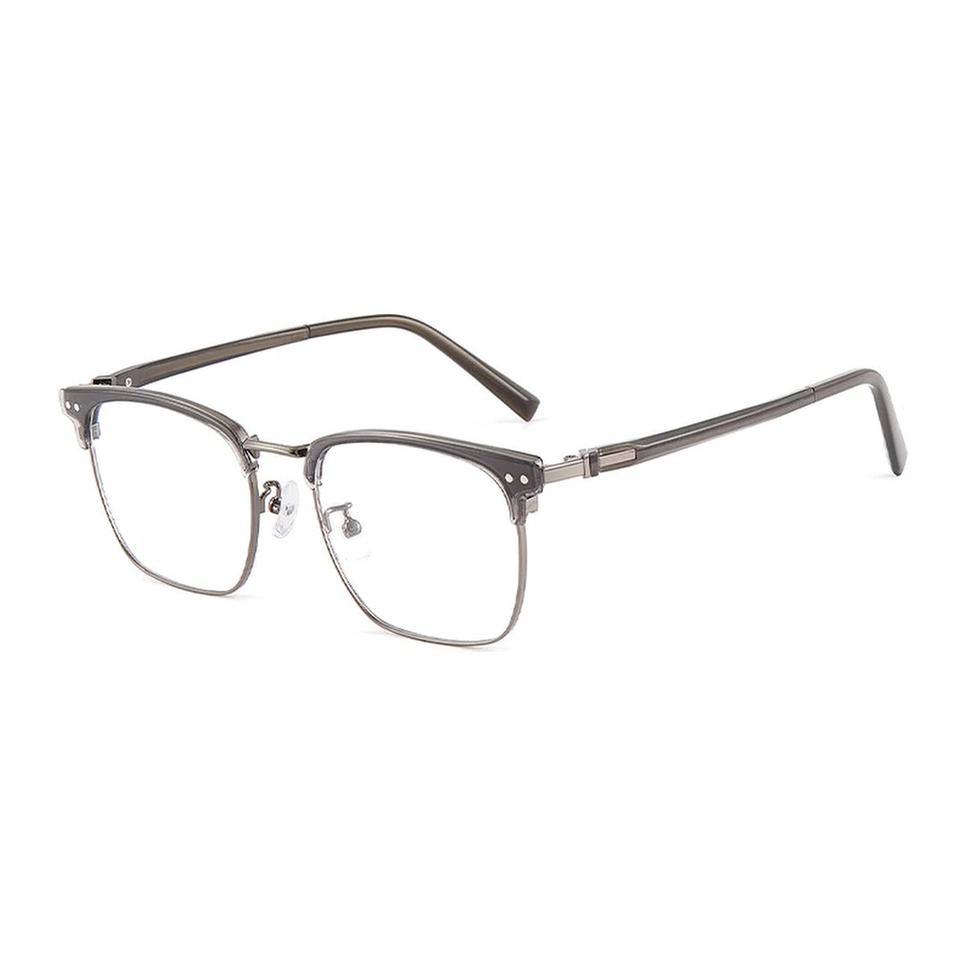 Vicky 8012 unisex full rim square alloy acetate reading glasses - 8012-C5